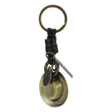 Cowboy Hat Keychain Vintage Holder Metal Keyring