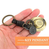 Cowboy Hat Keychain Vintage Holder Metal Keyring