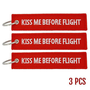 Aviator Flight Crew Key Chain Jewelry Pilot Key Ring Embroidery Aviation Gift