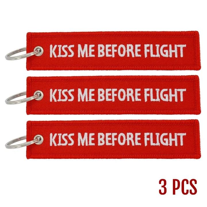 Aviator Flight Crew Key Chain Jewelry Pilot Key Ring Embroidery Aviation Gift