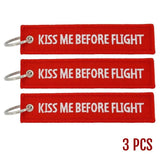 Aviator Flight Crew Key Chain Jewelry Pilot Key Ring Embroidery Aviation Gift