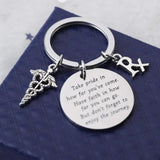 Pharmacist Keychain RX Graduation Pharmacy Symbol Gift