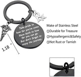 Pharmacist Keychain RX Graduation Pharmacy Symbol Gift