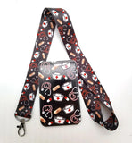1 pcs Doctors Nurse Key Chains Neck Strap ID Card Lanyard