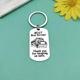 Bus Driver Appreciation Keyring Thank You Gift for Him Her