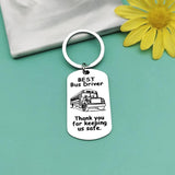 Bus Driver Appreciation Keyring Thank You Gift for Him Her