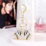 Crystal Alloy Keychain Mini Bag Automobile Hanging Souvenirs