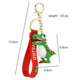 Playful Dinosaur Keychain for Car or Bag