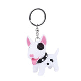 Dog Keychain Figure PVC Doll Toys Shiba Inu Bull Terrier Gift for Car
