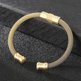 Stainless Steel Mesh Twisted Bracelet Men's Accessories