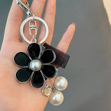 Sunflower Pearl Keychain Chain Car Keychain for Guests