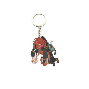 Countryhumans Man Anime Acrylic Key chain High Zinc Alloy Brelok