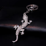 Lucky Lizard Crystal Keychain Purse Bag HandBag Pendant Women