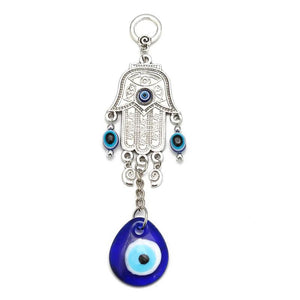 Fatima Hamsa Hand Evil Eye Pendant Wall Hanging - EY1066