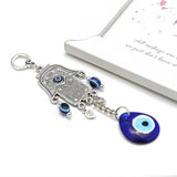 Fatima Hamsa Hand Evil Eye Pendant Wall Hanging - EY1066