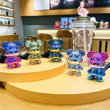 Cartoon Bear Keyring Acrylic Animal Keychain for Women Couple