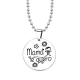 Stylish Spanish Mama Te Quiero Necklace Keychain