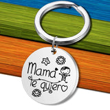Stylish Spanish Mama Te Quiero Necklace Keychain