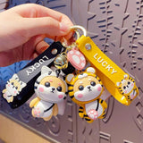 Shiba Inu Dog Keychain Car Keyfob Gift Cartoon Pattern Keyring