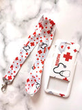 Doctor Nurse Lanyard Key Chain Card Holder Neck Strap