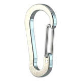 3PCS Stainless Steel Spring Buckle Key Chain Ring Holder