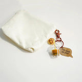Acrylic Pearl Milk Tea Keychain Bag Pendant Dessert Cup Keyrings
