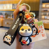 Cartoon Chai Little Rabbit & Shiba Inu Keychain Female Bag Pendant
