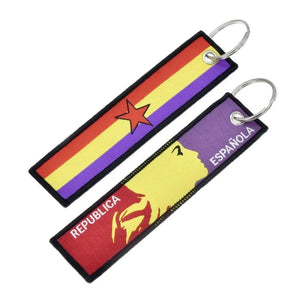 Keychain with Spanish Republican Flag