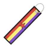 Keychain with Spanish Republican Flag