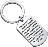 Pastor Gift Religious Jewelry Thank You Keychain for Church Pastors
