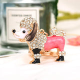 Animal Series Keychain Alloy Rhinestone Bag Decoration Gift