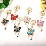 Animal Series Keychain Alloy Rhinestone Bag Decoration Gift