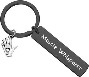 Muscle Whisperer Keychain Gift For Massage Therapist