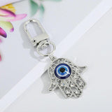 Stainless Steel Lucky Eye Keychain Bag Pendant Devil's Eye Keyring