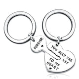 Key To My Heart Forever Keychain Gift Sets, Anniversary Gift, His And Hers Sets