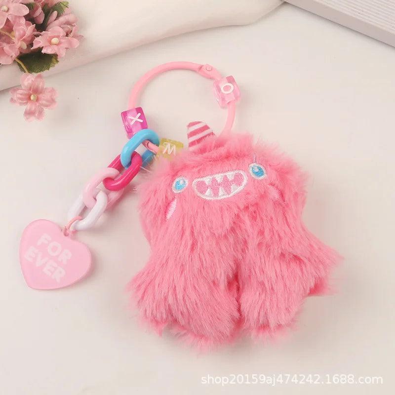 Monster Doll Keychain Couple Set Bag Decoration