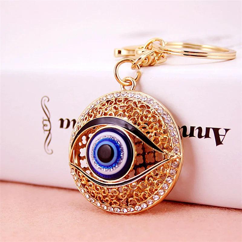 Evil Eye Key Chains Ring Holder Amulet Protection Gift