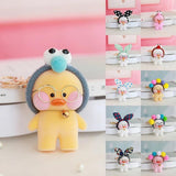 Cute Duck Keychain Plush Yellow Lalafanfan Bag Pendant Keyring