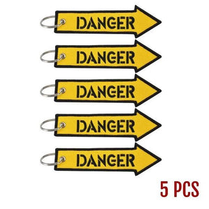 5 PCS Arrow Shape Keychain Jewelry Key Chain for Motorcycles and Cars