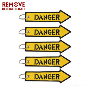 5 PCS Arrow Shape Keychain Jewelry Key Chain for Motorcycles and Cars