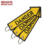 5 PCS Arrow Shape Keychain Jewelry Key Chain for Motorcycles and Cars