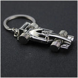 F1 Racing Model Keychains Metal Car Key Rings