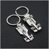 F1 Racing Model Keychains Metal Car Key Rings