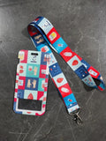 Doctor Nurse Chemical Electrocardiogram Card Neck Strap Lanyards Holder