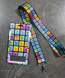 Doctor Nurse Chemical Electrocardiogram Card Neck Strap Lanyards Holder