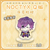 Nijisanji Anime Keychain Yugo Violeta Fulgur Figure Acrylic Stand Model Display