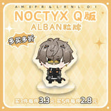 Nijisanji Anime Keychain Yugo Violeta Fulgur Figure Acrylic Stand Model Display