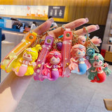 Cartoon Mermaid Keychain Kids Key Ring Accessories Bag Pendant Gift