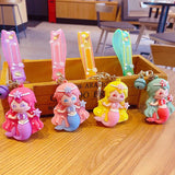 Cartoon Mermaid Keychain Kids Key Ring Accessories Bag Pendant Gift