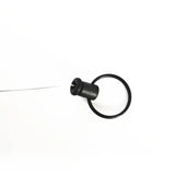 Thick Nylon Rope Keychain Telescopic Key Chain Ring Carabiner